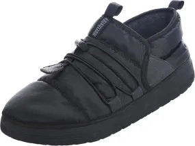 Northside Mens Rainier Mid Camp Slipper - Indoor Outdoor House Shoes Plush Slip on Outdoor High Traction Footwear