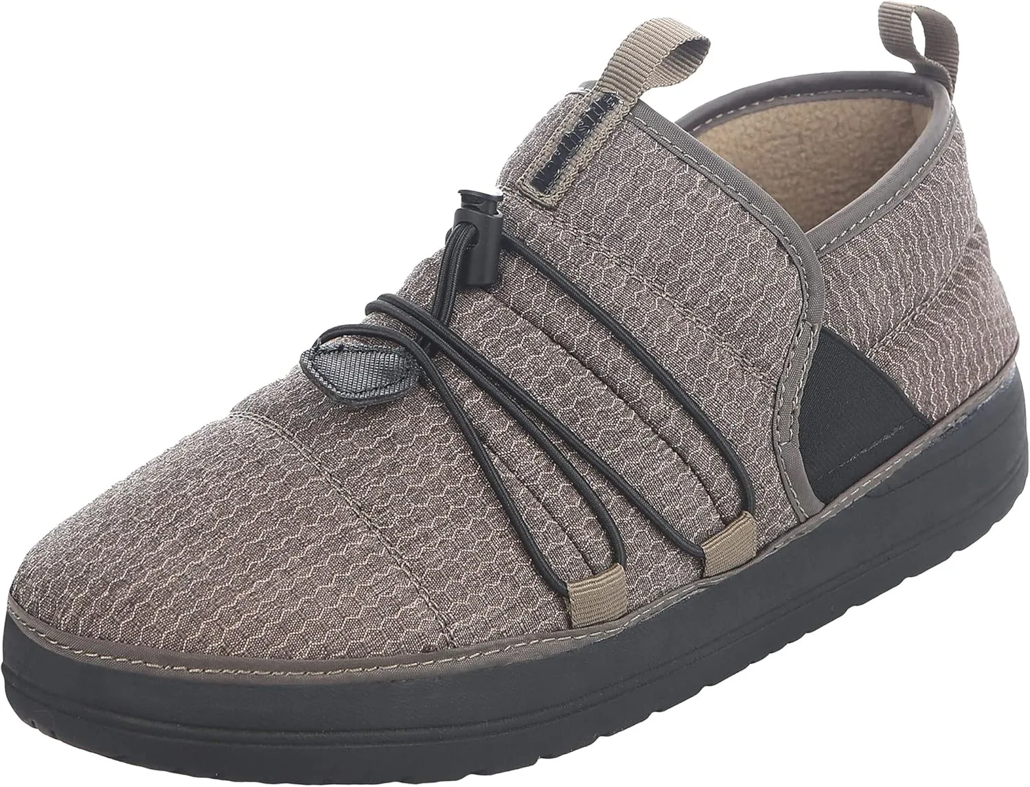 Northside Mens Rainier Mid Camp Slipper - Indoor Outdoor House Shoes Plush Slip on Outdoor High Traction Footwear