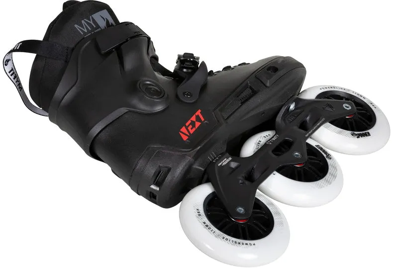 POWERSLIDE Next Core Black 110 Urban Inline Skates - High-Performance, Stylish Roller Skates for City Adventures