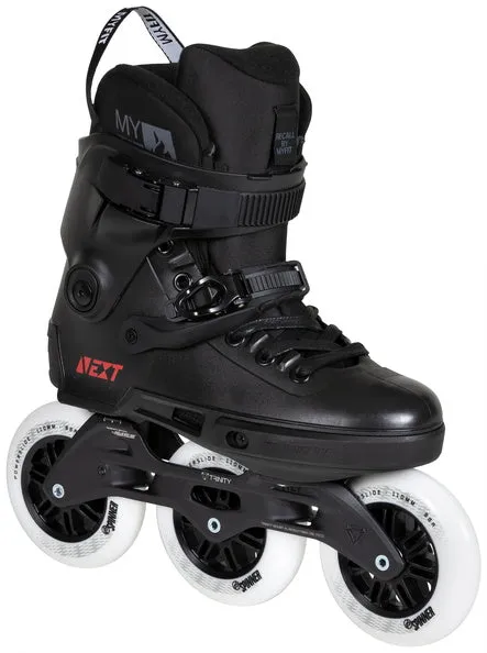 POWERSLIDE Next Core Black 110 Urban Inline Skates - High-Performance, Stylish Roller Skates for City Adventures