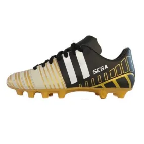 Sega Super Leather Football Shoes (Black/Yellow)