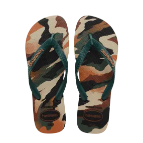 Top Camu Flip Flops