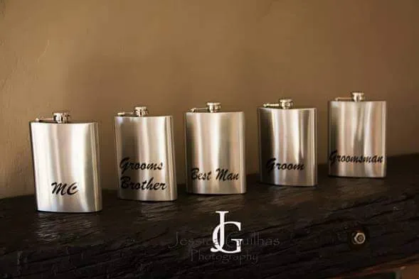 WEDDING HIP FLASKS